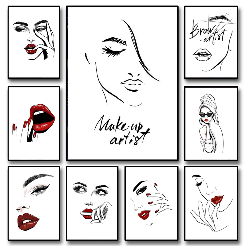 Beauty Makeup Hd - Moda Makyaj Posteri Seksi Güzellik Kadın