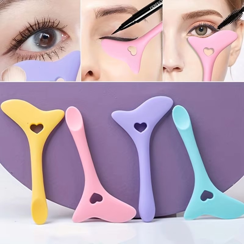 Beauty Makeup Tips - 1-3 adet silikon Eyeliner makyaj şablonları