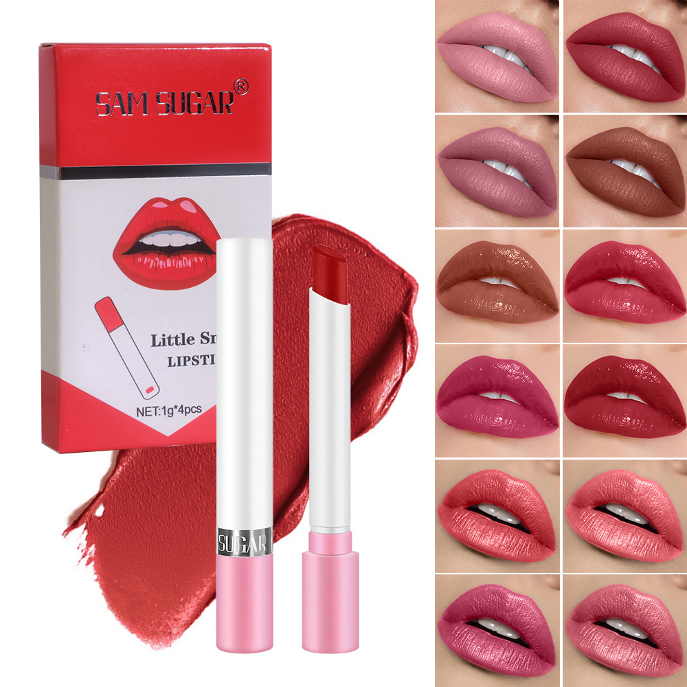 Beauty Makeup Stores - Sigara Ruj Seti 4 Adet İnci
