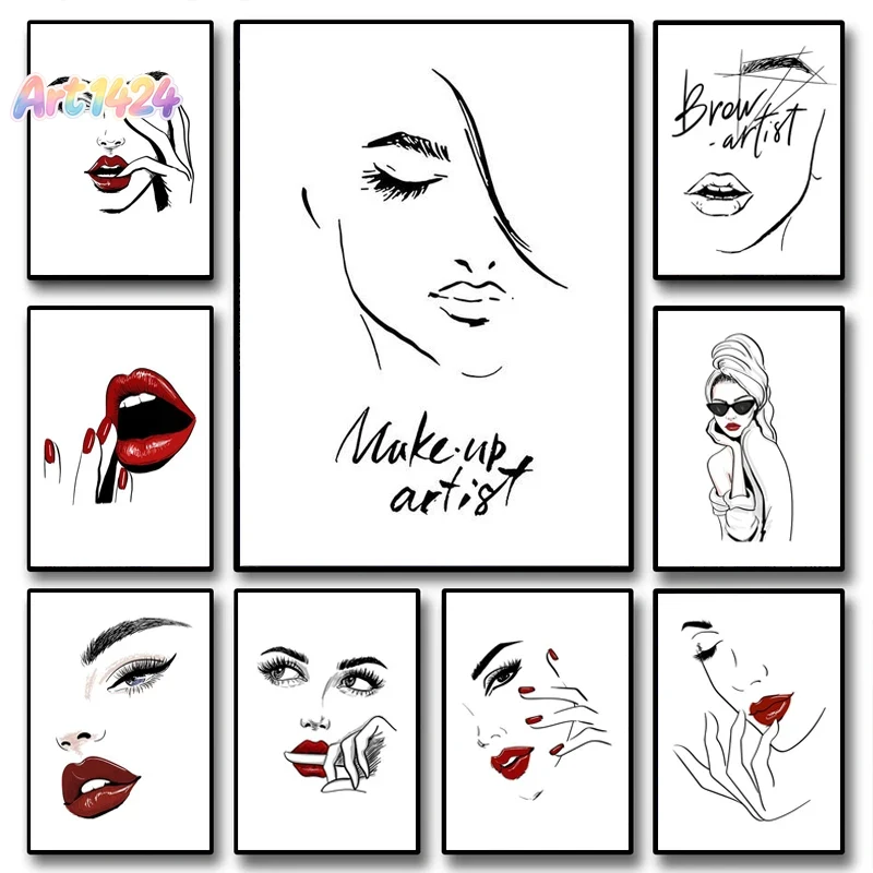 Beauty Makeup Hd - Moda Makyaj Posteri Seksi Güzellik Kadın