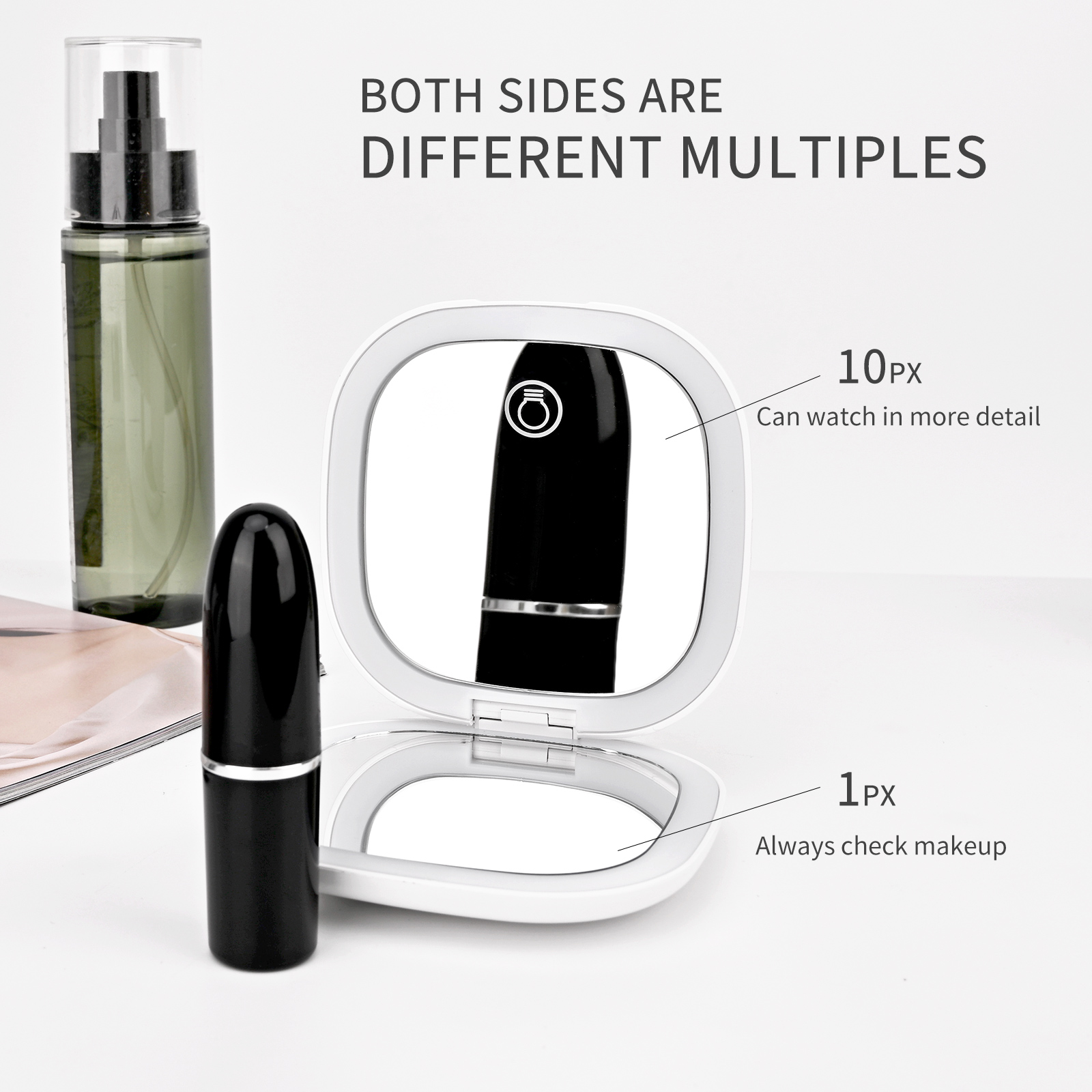 Beauty Makeup Uk - Mini Cep Makyaj Aynası Makyaj Masası