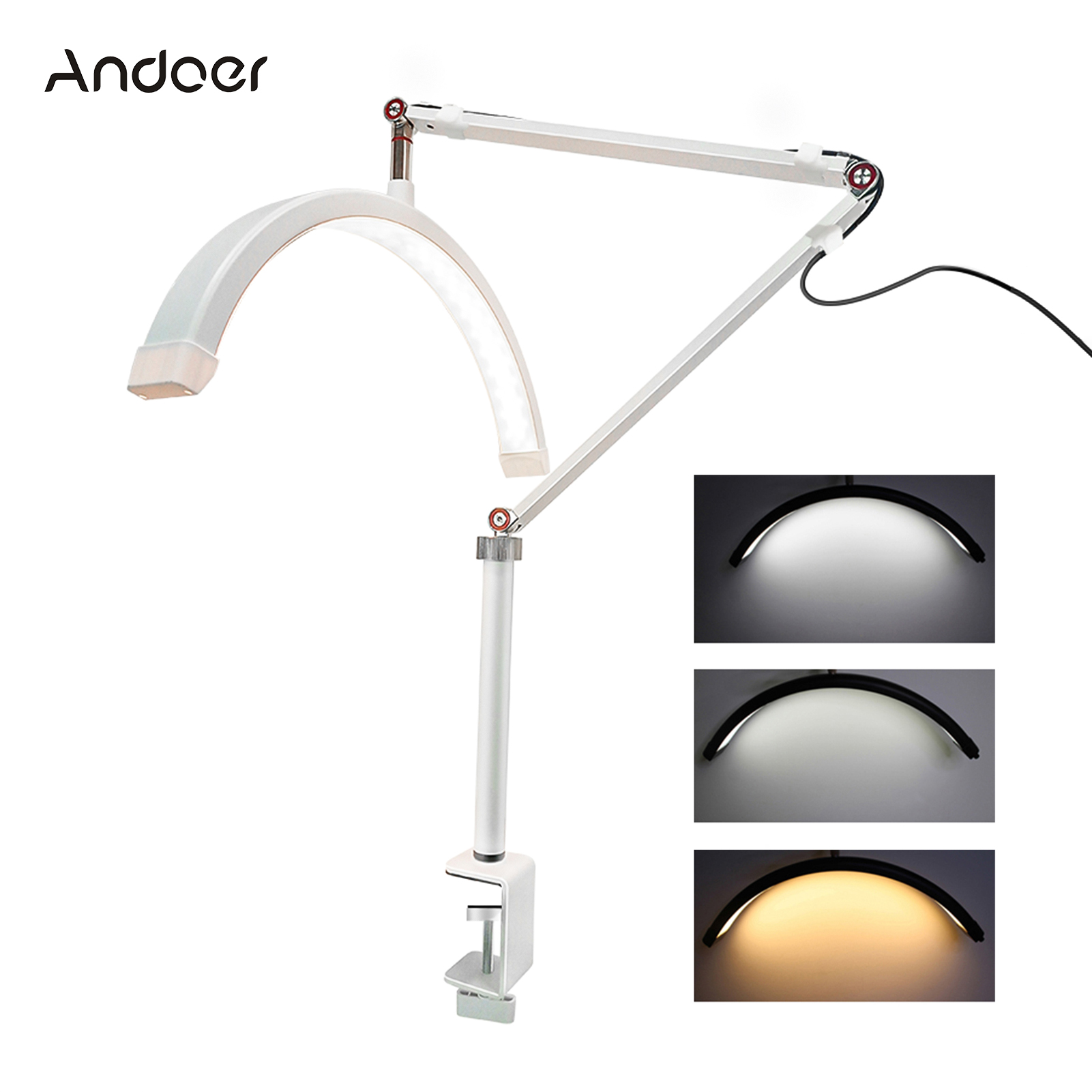 Beauty Makeup Hd - Andoer HD-M3X LED Video Işığı Yarım