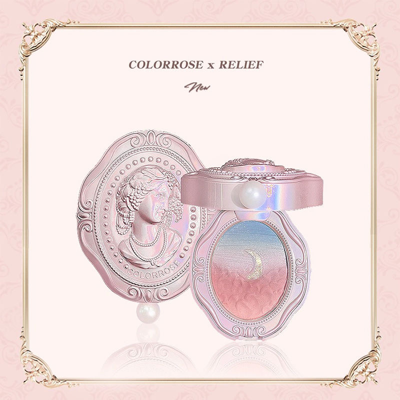 Beauty Makeup Palette - Colorrose kabartmalı allık, uzun süre kalıcı