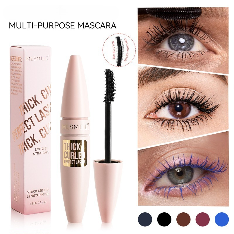 Beauty Makeup Stores - Renkli Maskara Siyah ve Renkler Hacim