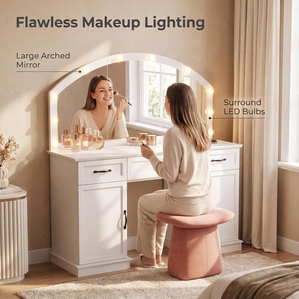 Büyük 55 LED'li Makyaj Aynası, - Beauty Makeup Hd incelemesi ve fiyatı