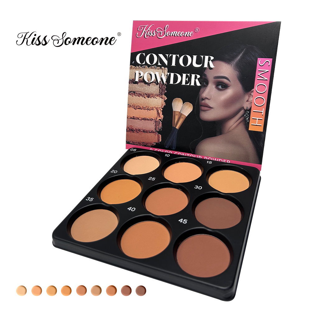 9 Renkli Pudra Kontür Paleti,  - Beauty Makeup Palette incelemesi ve fiyatı