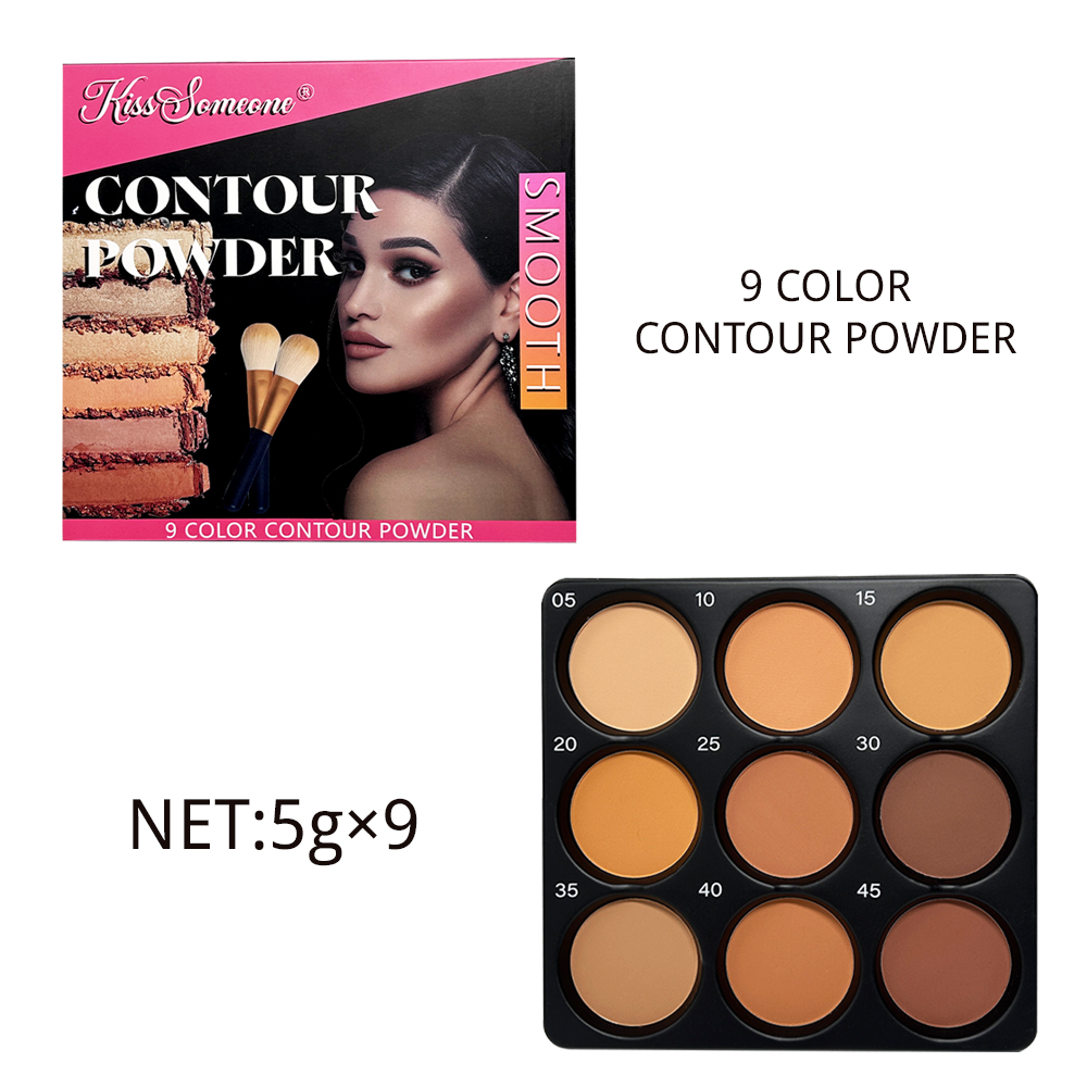 9 Renkli Pudra Kontür Paleti,  - Beauty Makeup Palette incelemesi ve fiyatı