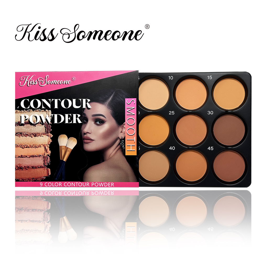 9 Renkli Pudra Kontür Paleti,  - Beauty Makeup Palette incelemesi ve fiyatı