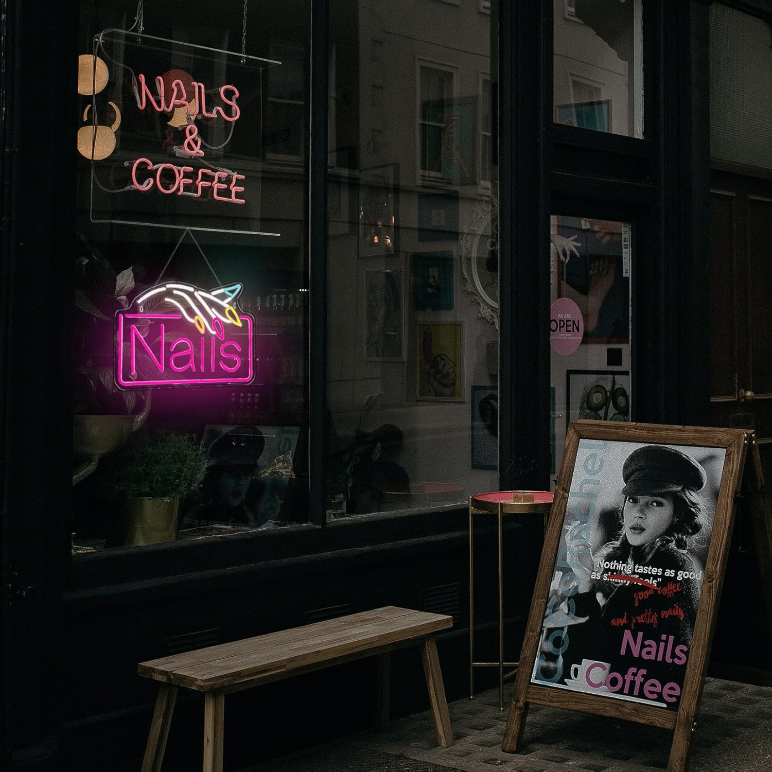 Tırnak Neon Tabelası İşletme D - Beauty Makeup Stores incelemesi ve fiyatı